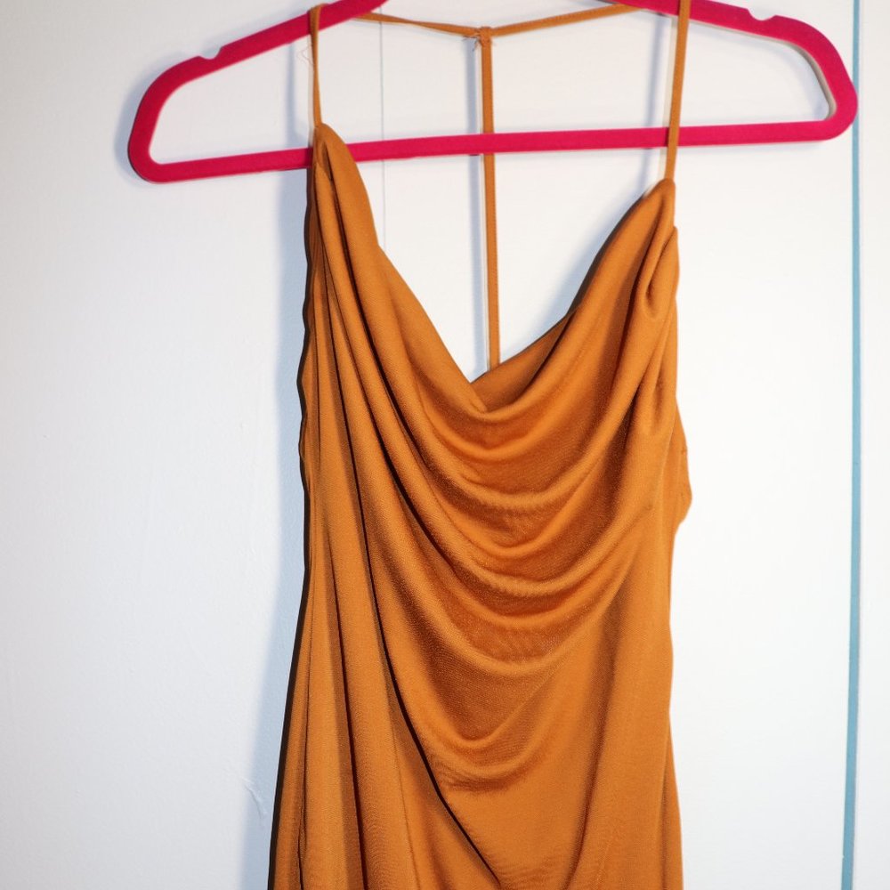 Forever 21 T Cowl Neckline Dress with Open Back